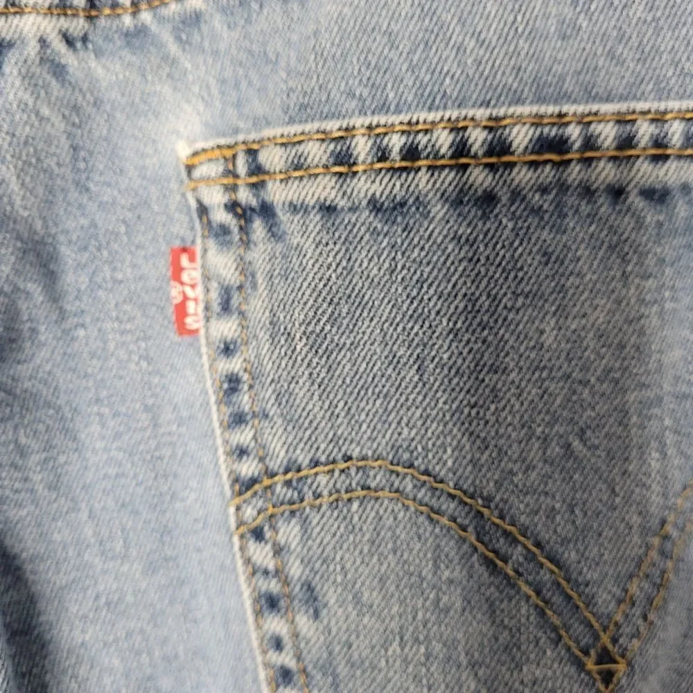 LEVI'S 550 jeans relaxed‎ fit taper leg unisex mom blue 34x32